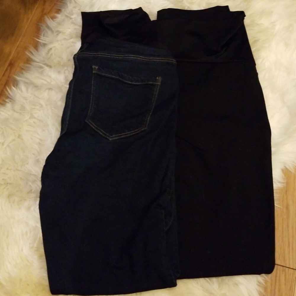 Two pair of Liverpool maternity pants